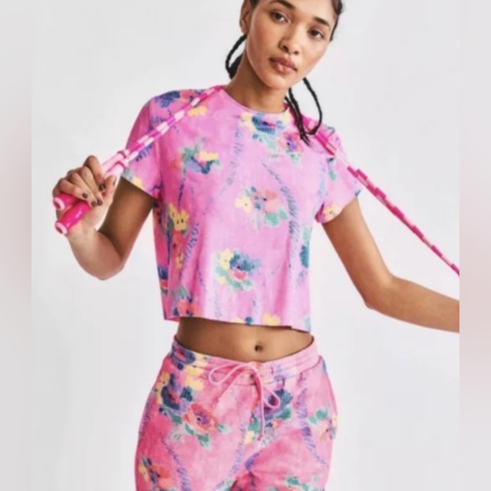 LoveShackFancy x BeachRiot Crop Top S